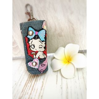 【半額セール中】♡ベティちゃん♡6連キーケース♡回転フック付き♡(キーケース/名刺入れ)