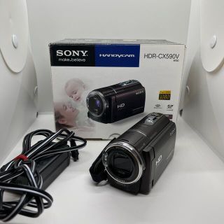 ソニー(SONY)のSONY デジタルHDビデオカメラレコーダー HDR-CX590V(T)(ビデオカメラ)