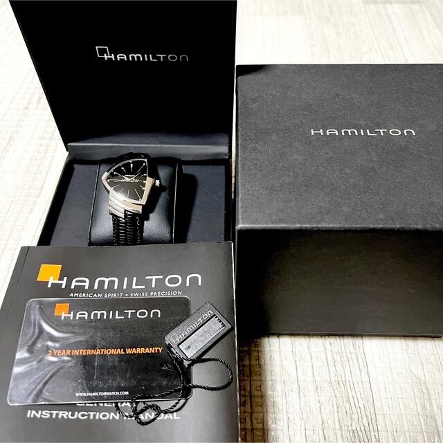 Hamilton - HAMILTON ベンチュラ H244112 純正黒革の通販 by 新年限定 