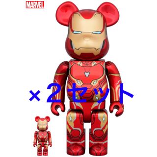 ベアブリック(BE@RBRICK)のBE@RBRICK IRON MAN MARK 50 100％ & 400％ (その他)