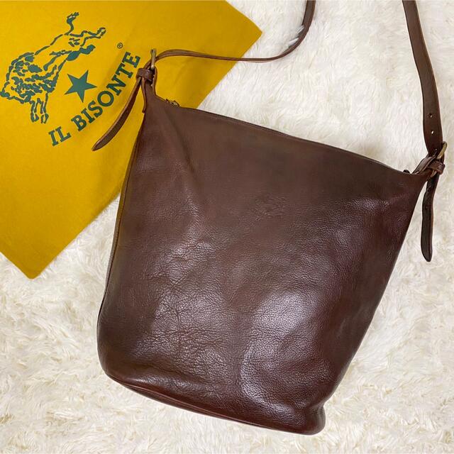 IL BISONTE - イルビゾンテ ショルダーバッグ ワンショルダー バケツ型