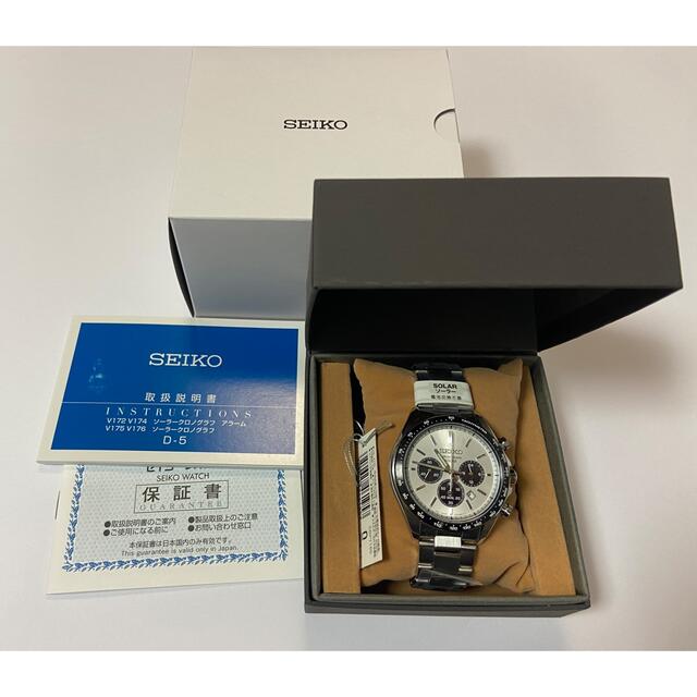 新品未使用】SEIKO セイコー クロノグラフ SBPY165