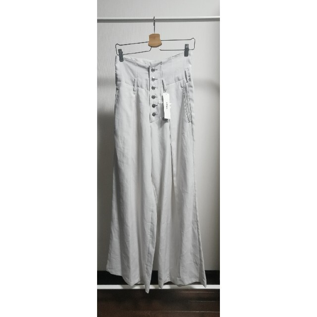 Yohji Yamamoto(ヨウジヤマモト)のsulvam 20ss リネン ハイウェストバギーパンツ メンズのパンツ(スラックス)の商品写真