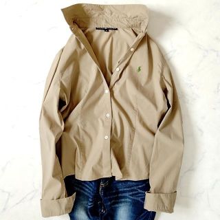 ラルフローレン(Ralph Lauren)の美品♪ ラルフ ローレン 長袖シャツ ブラウン キャメル サイズ11 h8(シャツ/ブラウス(長袖/七分))