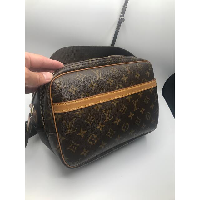 送料0円】 LOUIS VUITTON 極美品 ルイヴィトン モノグラム リポーター