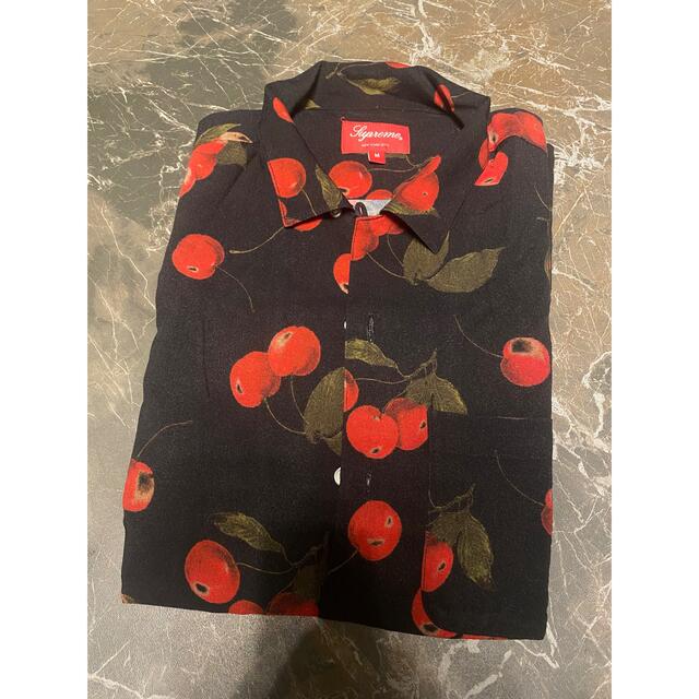最安値!美品supreme シュプリーム 19SS レーヨンシャツ チェリー M