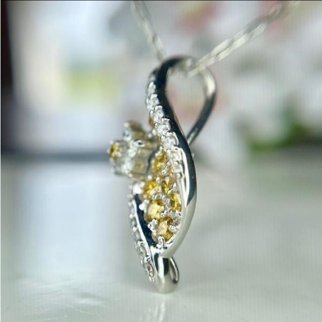 天然無処理ダイヤモンド 計0.26ct PT900/850 レディースのアクセサリー(ネックレス)の商品写真