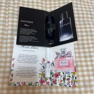 ディオール(Dior)の香水サンプル　ノベルティ　ミスディオールソヴァージュ オードゥ トワレ 1ml(香水(女性用))