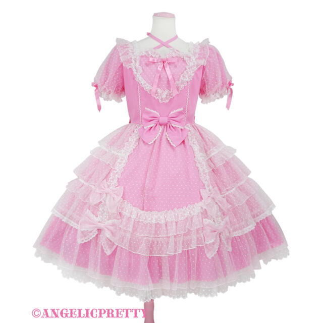 Angelic Pretty(アンジェリックプリティー)のAngelic pretty topping heart ワンピースのみ レディースのワンピース(ひざ丈ワンピース)の商品写真