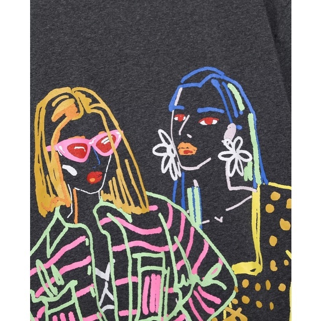 🌾9月新作🎑8904◇デザイン 半袖 Tシャツ レディースのトップス(Tシャツ(半袖/袖なし))の商品写真