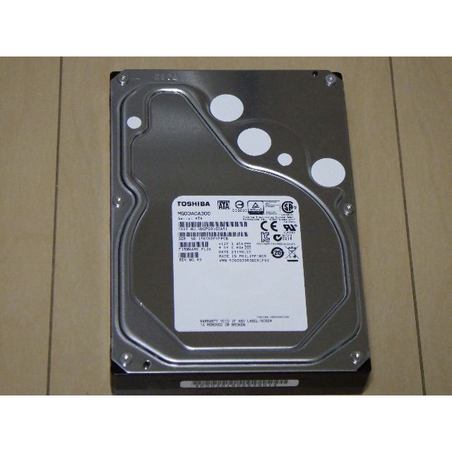 内蔵HDD 3TB TOSHIBA MG03ACA300