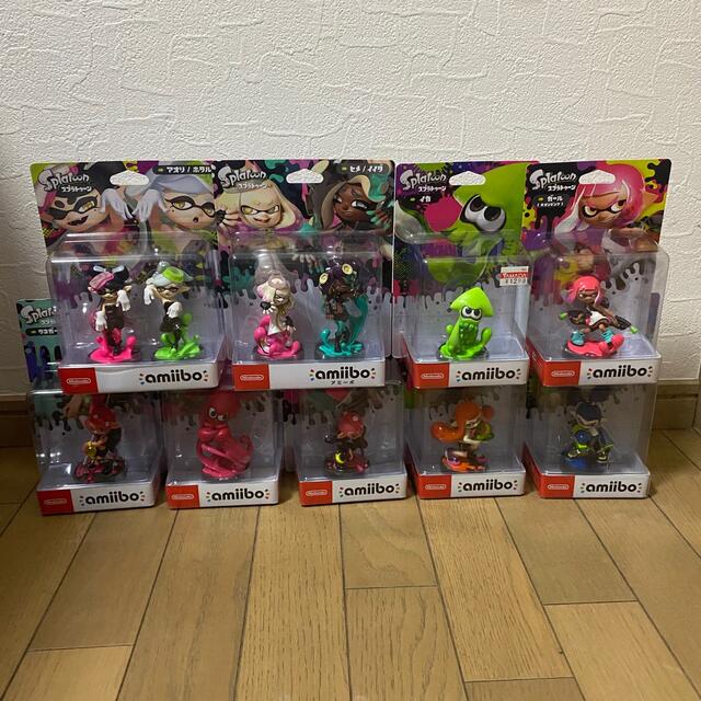 amiiboスプラトゥーン 11点セット エンタメ/ホビーのフィギュア(ゲームキャラクター)の商品写真