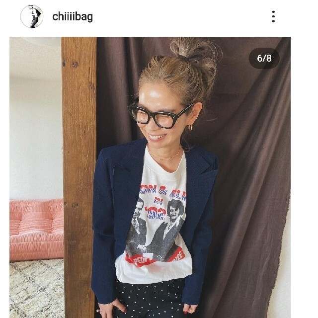 ⭐️chiiiibag×金子眼鏡×beauty&youth メガネ ブラック⭐️の通販 by