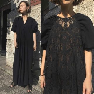 アメリヴィンテージ(Ameri VINTAGE)のAmeri【美品】２way✨ヴィンテージ　レース　ワンピース　ドレス(ロングワンピース/マキシワンピース)