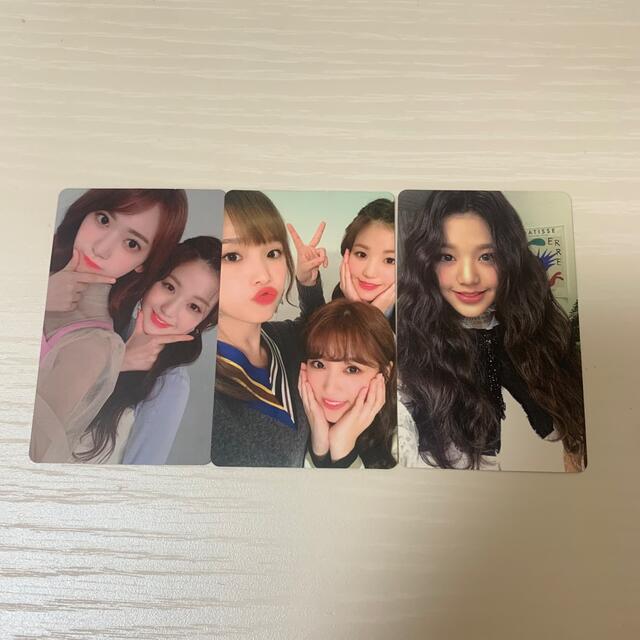 ウォニョン IZ*ONE IVE トレカ color*iz 三種　3種 エンタメ/ホビーのCD(K-POP/アジア)の商品写真