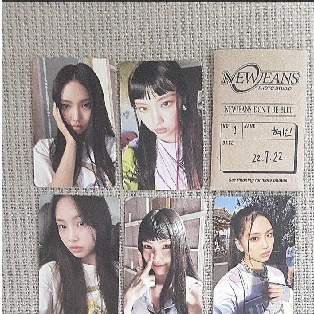 newjeans トレカ ヘイン.ver　5枚 エンタメ/ホビーのCD(K-POP/アジア)の商品写真