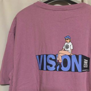 ヴィジョン ストリート ウェア(VISION STREET WEAR)のVISION STREET WEAR ガールプリントTシャツ ピンク(Tシャツ/カットソー(半袖/袖なし))