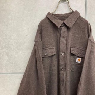 Carhartt カーハート ウールシャツ ブラウン