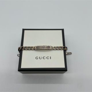 グッチ(Gucci)のGUCCI ゴースト　シルバー　チェーン ブレスレット(ブレスレット)