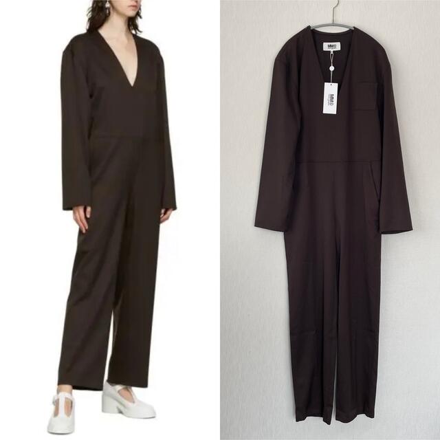 MM6(エムエムシックス)の【新品】MM6 MaisonMargiela ブラウン オールインワン レディースのパンツ(オールインワン)の商品写真