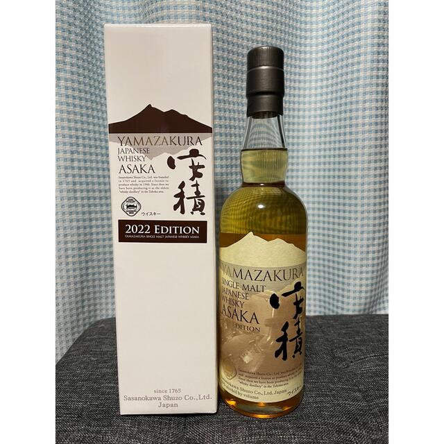 値下げYAMAZAKURAシングルモルト 安積 2022 EDITION １本 食品/飲料/酒の酒(ウイスキー)の商品写真