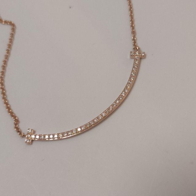 ティファニー スマイルミニネックレス ピンクゴールド - アクセサリー ティファニー スマイルミニネックレス ピンクゴールド - アクセサリー