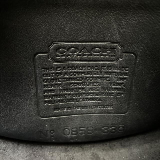 COACH - 【美品】USA製 オールドコーチ ハーフムーン ショルダーバッグ