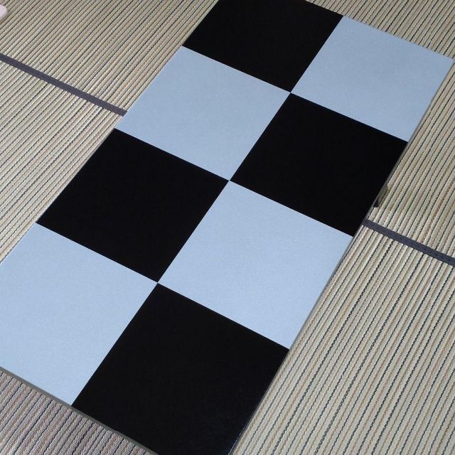 和素敵 和モダン 格子テーブル 黒×銀 静岡工芸 インテリア 和室 洋室 ...