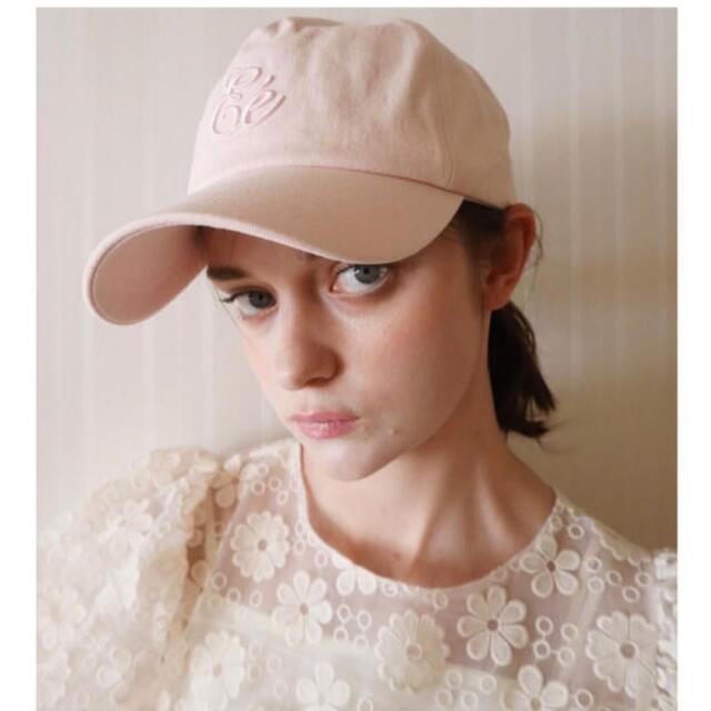 épine(エピヌ)のepine エピヌ Éé cotton cap キャップ 帽子 ピンク レディースの帽子(キャップ)の商品写真