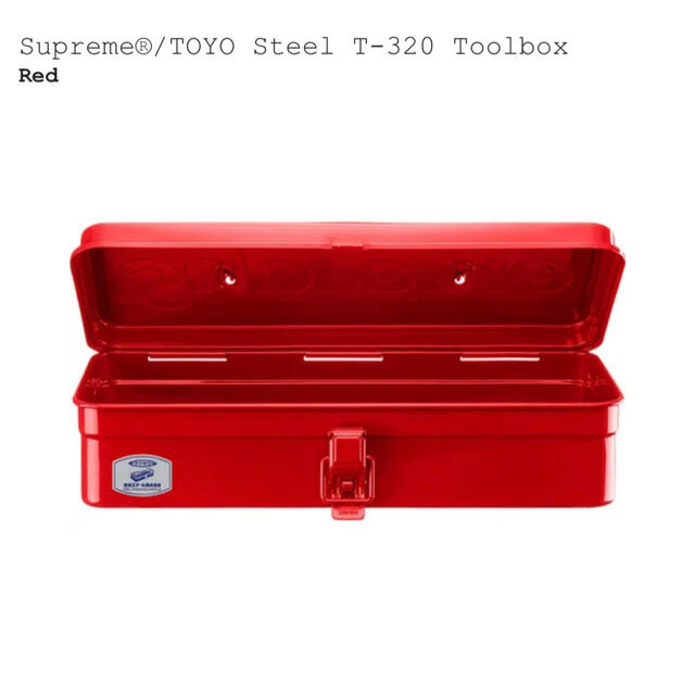 Supreme TOYO Steel T-320 Toolbox 赤