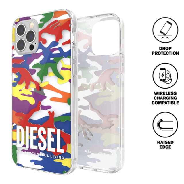 DIESEL(ディーゼル)の★DIESELディーゼル★ iPhoneケース カモフラージュプリント カラフル スマホ/家電/カメラのスマホアクセサリー(iPhoneケース)の商品写真