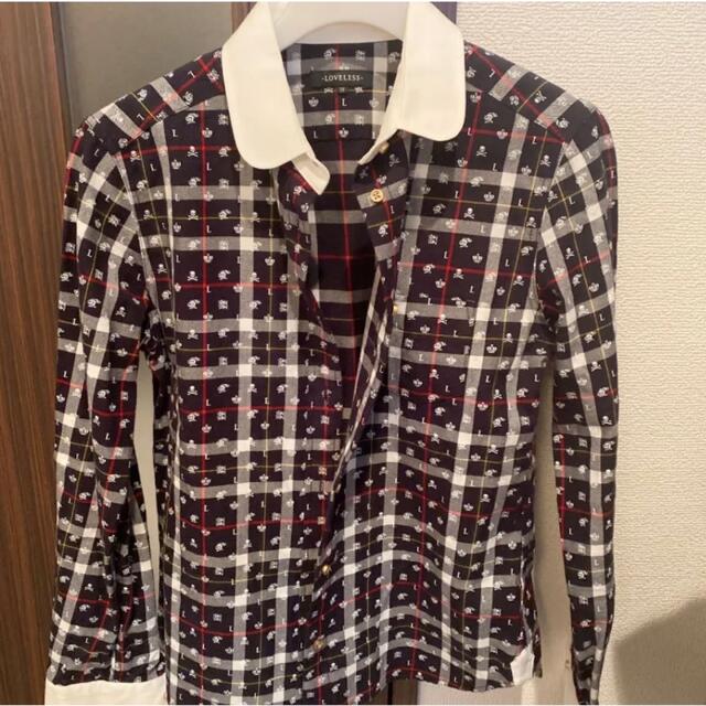 美品】ラブレス チェックシャツ - シャツ/ブラウス(長袖/七分)