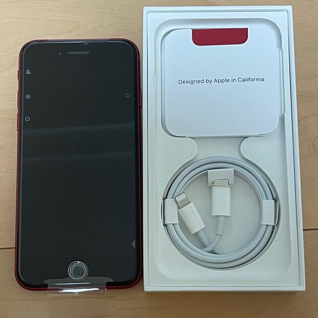 iPhone(アイフォーン)のiPhone SE (第3世代) SE3 128GB （PRODUCT）RED赤 スマホ/家電/カメラのスマートフォン/携帯電話(スマートフォン本体)の商品写真