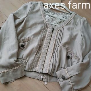 アクシーズファム(axes femme)のaxes farm ジャケット　後レースアップ(ブルゾン)