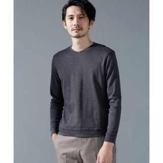 ナノユニバース(nano・universe)の【週末限定特別価格!!】FORMAL JERSEY Ⅴネックカットソー 長袖(Tシャツ/カットソー(七分/長袖))