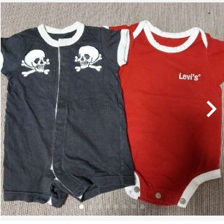 リーバイス(Levi's)のリーバイス キッズ Levis kids  ロンパース 2枚セット(ロンパース)