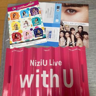 非売品　NiziU シールとクラッパー(アイドルグッズ)