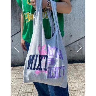 ロデオクラウンズワイドボウル(RODEO CROWNS WIDE BOWL)のロデオ★ Re like BAG（グレー）(トートバッグ)