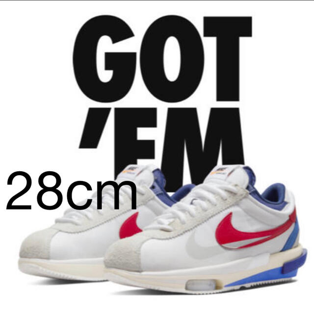 ZOOM CORTEZ NIKE sacai サカイ 28cm US10