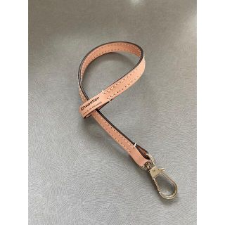 エルベシャプリエ(Herve Chapelier)のエルベシャプリエ✨️レザーストラップ1660 ドラジェ💗(キーホルダー)