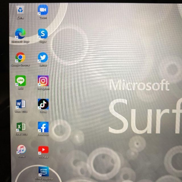 Microsoft(マイクロソフト)の【大人気】Surface3ブルー☘Win11☘SSD128GB☘オフィス搭載 スマホ/家電/カメラのPC/タブレット(ノートPC)の商品写真