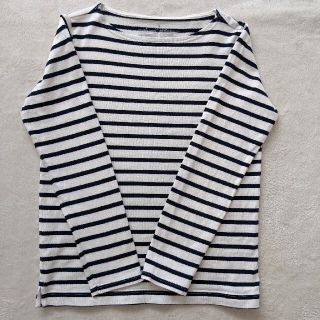 ムジルシリョウヒン(MUJI (無印良品))の【廃盤】ボートネック長袖Ｔシャツ（2枚セット）(カットソー(長袖/七分))