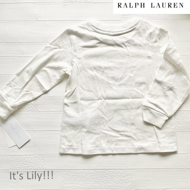 Ralph Lauren(ラルフローレン)の可愛い　ポロベア　ロンt  24m90cm ラルフローレン キッズ/ベビー/マタニティのキッズ服男の子用(90cm~)(Tシャツ/カットソー)の商品写真