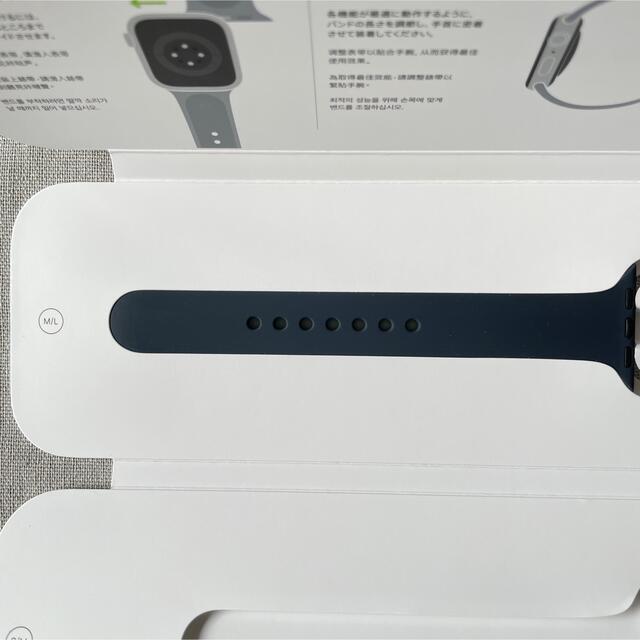 Apple Watch(アップルウォッチ)のApple Watch アップルウォッチ スポーツバンド ミッドナイト　ML スマホ/家電/カメラのスマホ/家電/カメラ その他(その他)の商品写真