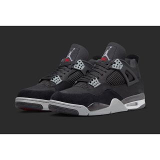 ナイキ(NIKE)のNike Air Jordan4 SE Black  canvas 26cm(スニーカー)