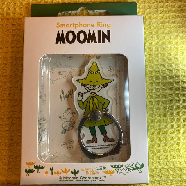 MOOMIN(ムーミン)の【最後のひとつ！】スナフキンのスマホリング（バンカーリング） スマホ/家電/カメラのスマホアクセサリー(その他)の商品写真