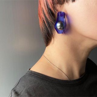 アメリヴィンテージ(Ameri VINTAGE)の【クリアパールブルー】インポートピアス zara todayful enfold(ピアス)