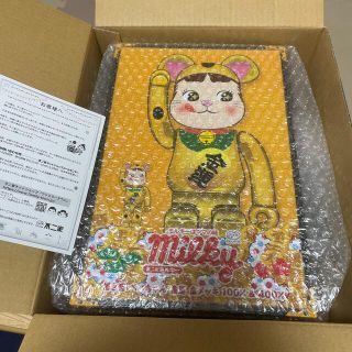 ベアブリック(BE@RBRICK)のBE@RBRICK 招き猫 ペコちゃん 金運 ベアブリック 風水 幸運(キャラクターグッズ)