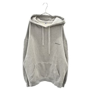 ADER ERROR アーダーエラー LOGO SWEAT HOODIE ロゴプリントオーバーサイズスウェットプルオーバーフーディ 裏起毛スウェットパーカー(パーカー)