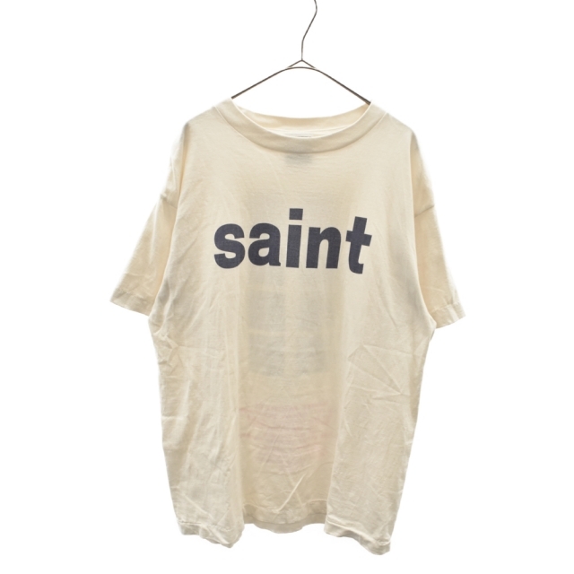 SAINT MICHAEL セントマイケル 21SS S/S Tee Door ショートスリーブバックドアプリント カットソー半袖Tシャツ ホワイト SM-S21-0000-001